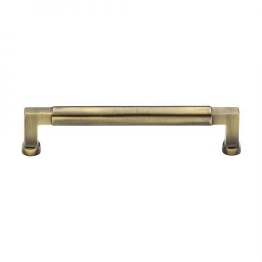 Click Here To Enlarge This Photo Of C0312 160-AT Heritage Brass Cabinet Pull Bauhaus Design 160mm ctc Antique Brass Finish