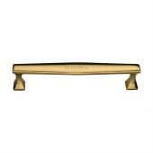 C0334 160-PB Heritage Brass Cabinet Pull Deco Design 160mm ctc Polished Brass Finish