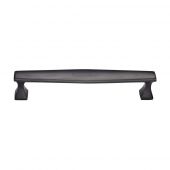 C0334 96-BKMT Heritage Brass Cabinet Pull Deco Design 96mm ctc Matt Black Finish