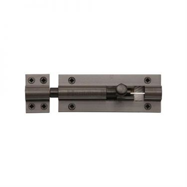 Click Here To Enlarge This Photo Of C1584 4-MB Heritage Brass Door Bolt Straight 4" x 1 &half;"" Matt Bronze Finish