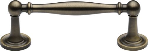 Click Here To Enlarge This Photo Of C2533 96-AT Heritage Brass Cabinet Pull Colonial Design 96mm ctc Antique Brass Finish