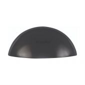 C2760-BKMT Heritage Brass Drawer Pull Half Moon Design 57mm ctc Matt Black Finish