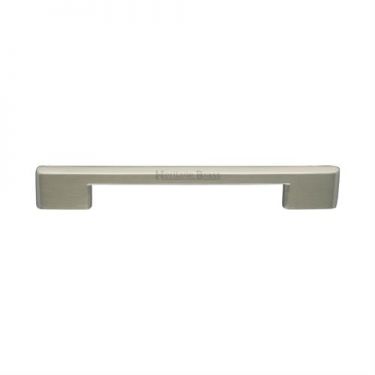 Click Here To Enlarge This Photo Of C3681 192-SN Heritage Brass Cabinet Pull Victorian Design 192mm ctc Satin Nickel Finish