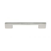 C3681 256-PNF Heritage Brass Cabinet Pull Victorian Design 256mm ctc Polished Nickel Finish