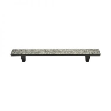 Click Here To Enlarge This Photo Of C3743 128-AN Heritage Brass Stingray Cabinet Pull Handle 128mm Aged Nickel Finish