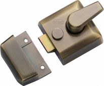NL3040-AT M&period;Marcus York 40mm Std&period; Nightlatch Antique Brass Finish