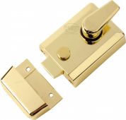 NL3060-PB M&period;Marcus York 60mm Std&period; Nightlatch Polished Brass Finish