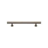 C4760 96-AT Heritage Brass Cabinet Pull Square Design with Footings 96mm ctc Antique Brass Finish