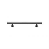C4760 96-MB Heritage Brass Cabinet Pull Square Design with Footings 96mm ctc Matt Bronze Finish