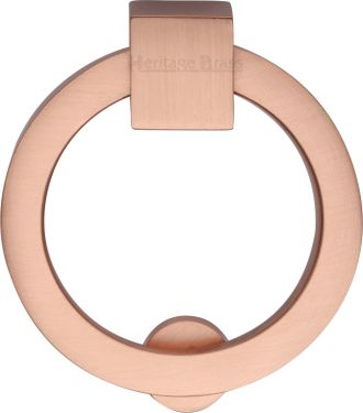 Click Here To Enlarge This Photo Of C6321-SRG Heritage Brass Round Drop Pull Satin Rose Gold Finish