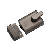 NL-R3060-MB M&period;Marcus York 60mm Roller Bolt Nightlatch Matt Bronze Finish