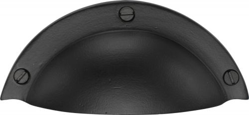 Click Here To Enlarge This Photo Of FB1700 M&period;Marcus Black Iron Rustic Traditional Cabinet Drawer Pull