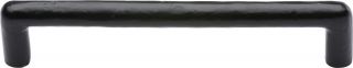 FB331 160 M&period;Marcus Black Iron Rustic Cabinet Pull Round Design 160mm ctc