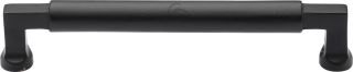 FB3312 160 M&period;Marcus Black Iron Rustic Cabinet Pull Bauhaus Design 160mm ctc