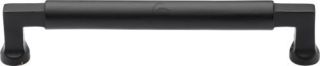 FB3312 96 M&period;Marcus Black Iron Rustic Cabinet Pull Bauhaus Design 96mm ctc