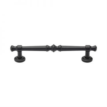 Click Here To Enlarge This Photo Of FB3343 160 M&period;Marcus Black Iron Rustic Cabinet Pull Kali Design 160mm ctc