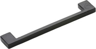 FB337 160 M&period;Marcus Black Iron Rustic Cabinet Pull Urban Design 160mm ctc