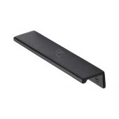 FB3384 152 M&period;Marcus Black Iron Rustic Edge Cabinet Pull 152mm
