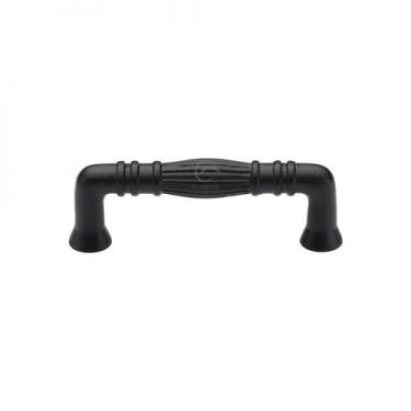 Click Here To Enlarge This Photo Of FB340 192 M&period;Marcus Black Iron Rustic Cabinet Pull Tuscany Design 192mm ctc