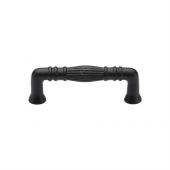 FB340 96 M&period;Marcus Black Iron Rustic Cabinet Pull Tuscany Design 96mm ctc