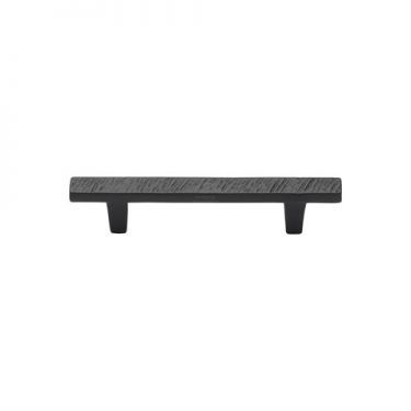 Click Here To Enlarge This Photo Of FB3425 96 M&period;Marcus Black Iron Rustic Cabinet Pull Textured Design 96mm ctc