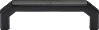 FB3465 160 M&period;Marcus Black Iron Rustic Cabinet Pull Angular Design 160mm ctc