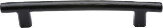 FB361 128 M&period;Marcus Black Iron Rustic Cabinet Pull Round Bar Design 128mm ctc