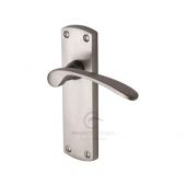 PR410-SC M&period;Marcus Project Hardware Door Handle Lever Latch Luca Design Satin Chrome Finish