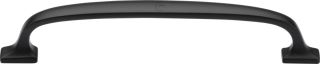 FB3721 160 M&period;Marcus Black Iron Rustic Cabinet Pull Durham Design 160mm ctc