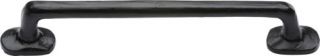 FB376 128 M&period;Marcus Black Iron Rustic Cabinet Pull Traditional Design 128mm ctc