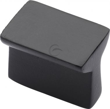 Click Here To Enlarge This Photo Of FB3895 M&period;Marcus Black Iron Rustic Cabinet Knob Anvil Design 32mm
