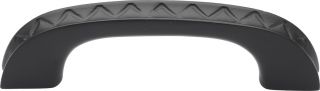 FB396 96 M&period;Marcus Black Iron Rustic Cabinet Pull Aztec Design 96mm ctc