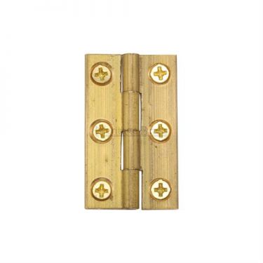 Click Here To Enlarge This Photo Of HG99-110-NB Heritage Brass Cabinet Hinge Brass 1 &half;" Natural Brass Finish