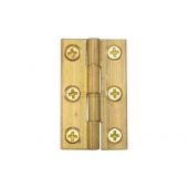 HG99-110-NB Heritage Brass Cabinet Hinge Brass 1 &half;" Natural Brass Finish