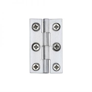 Click Here To Enlarge This Photo Of HG99-110-SC Heritage Brass Cabinet Hinge Brass 1 &half;" Satin Chrome Finish
