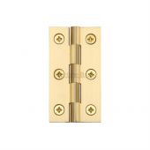 HG99-120-SB Heritage Brass Hinge Brass 2 &half;" x 1 &frac38;" Satin Brass Finish