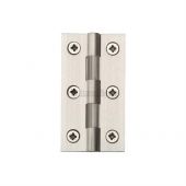 HG99-120-SN Heritage Brass Hinge Brass 2 &half;" x 1 &frac38;" Satin Nickel Finish