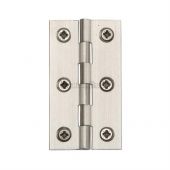 HG99-125-SN Heritage Brass Hinge Brass 3" x 1 &frac58;" Satin Nickel Finish