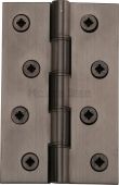 HG99-350-MB Heritage Brass Hinge Brass with Phosphor Washers 4" x 2 &frac58;" Matt Bronze Finish