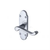 PR505-SC M&period;Marcus Project Hardware Door Handle Lever Latch Milton Short Design Satin Chrome Finish