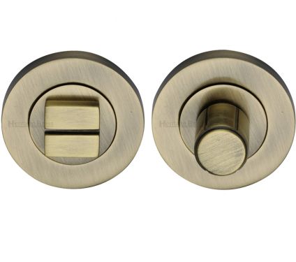 Click Here To Enlarge This Photo Of RS2030-AT Heritage Brass Thumbturn & Emergency Release Antique Brass Finish