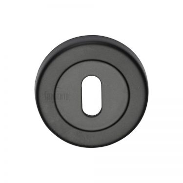Click Here To Enlarge This Photo Of SC-0191-BLK M&period;Marcus Sorrento Keyhole Escutcheon Matt Black Finish