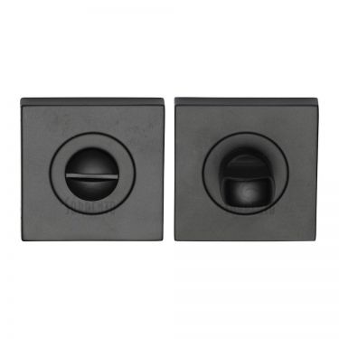 Click Here To Enlarge This Photo Of SC-SQ0195-BLK M&period;Marcus Sorrento Square Thumbturn & Emergency Release Matt Black Finish