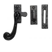 TC675 MP&sol;HP M&period;Marcus The Tudor Collection Casement Window Fastener Black Iron