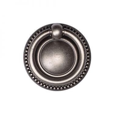 Click Here To Enlarge This Photo Of TK2212-050-DPW M&period;Marcus Classic Ring Pull 50mm Distressed Pewter on Zinc Finish