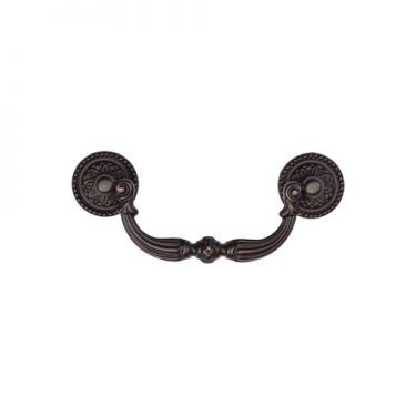 Click Here To Enlarge This Photo Of TK3085-096-LBN M&period;Marcus Ornate Drop Pull 96mm Matt Bronze on Zinc Finish