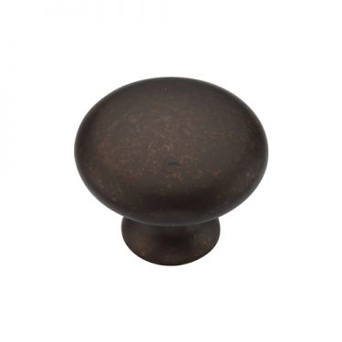 Click Here To Enlarge This Photo Of TK4226-030-LBN M&period;Marcus Classic Round Knob 30mm Matt Bronze on Zinc Finish