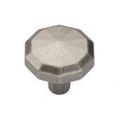 TK4231-032-DPW M&period;Marcus Terre Cabinet Knob 32mm Distressed Pewter on Zinc Finish