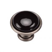 TK4316-035-DPW M&period;Marcus Dome Cabinet Knob 35mm Distressed Pewter on Zinc Finish