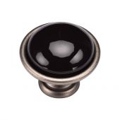 TK4316-040-DPW M&period;Marcus Dome Cabinet Knob 40mm Distressed Pewter on Zinc Finish